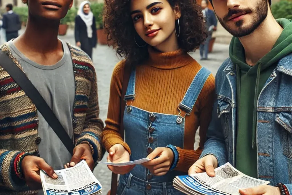 پخش تراکت در تجریش