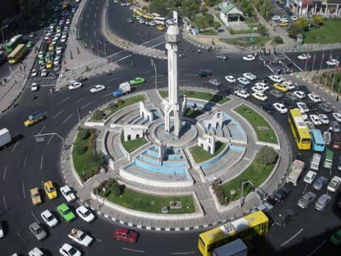 پخش تراکت در صادقیه